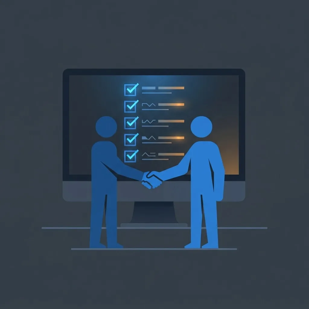 Choosing a desktop application development partner using an evaluation checklist