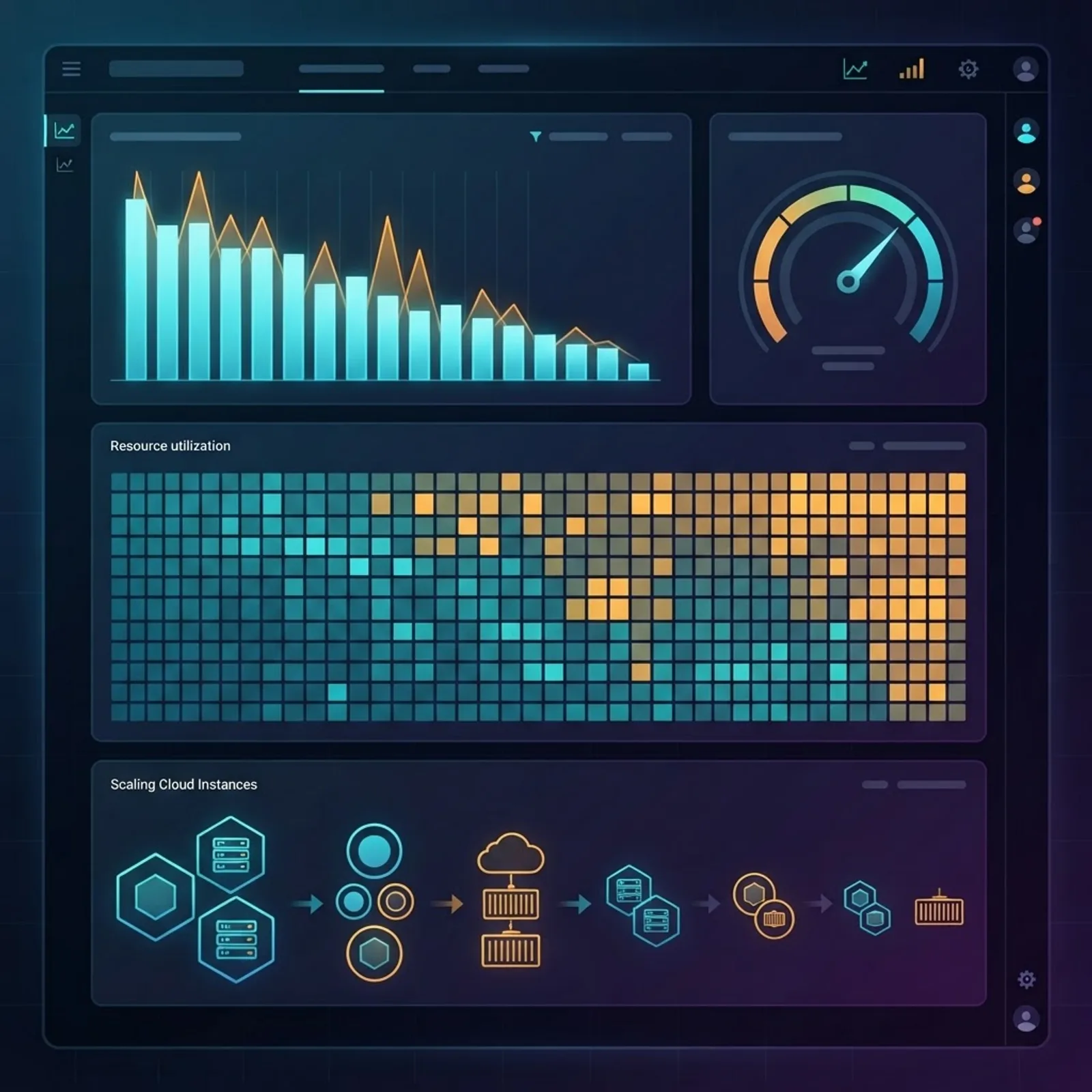 Cloud cost optimization monitoring dashboard
