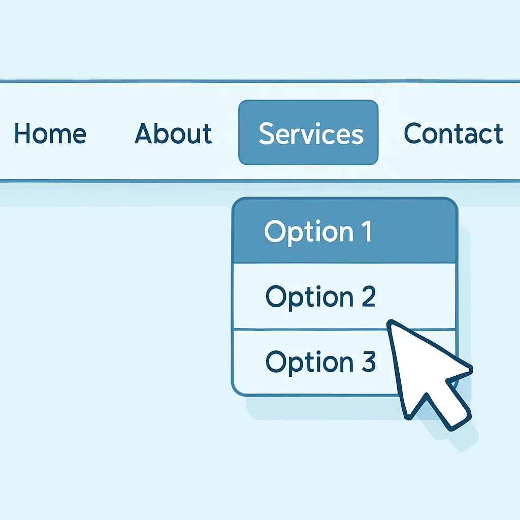 Company website navigation analysis