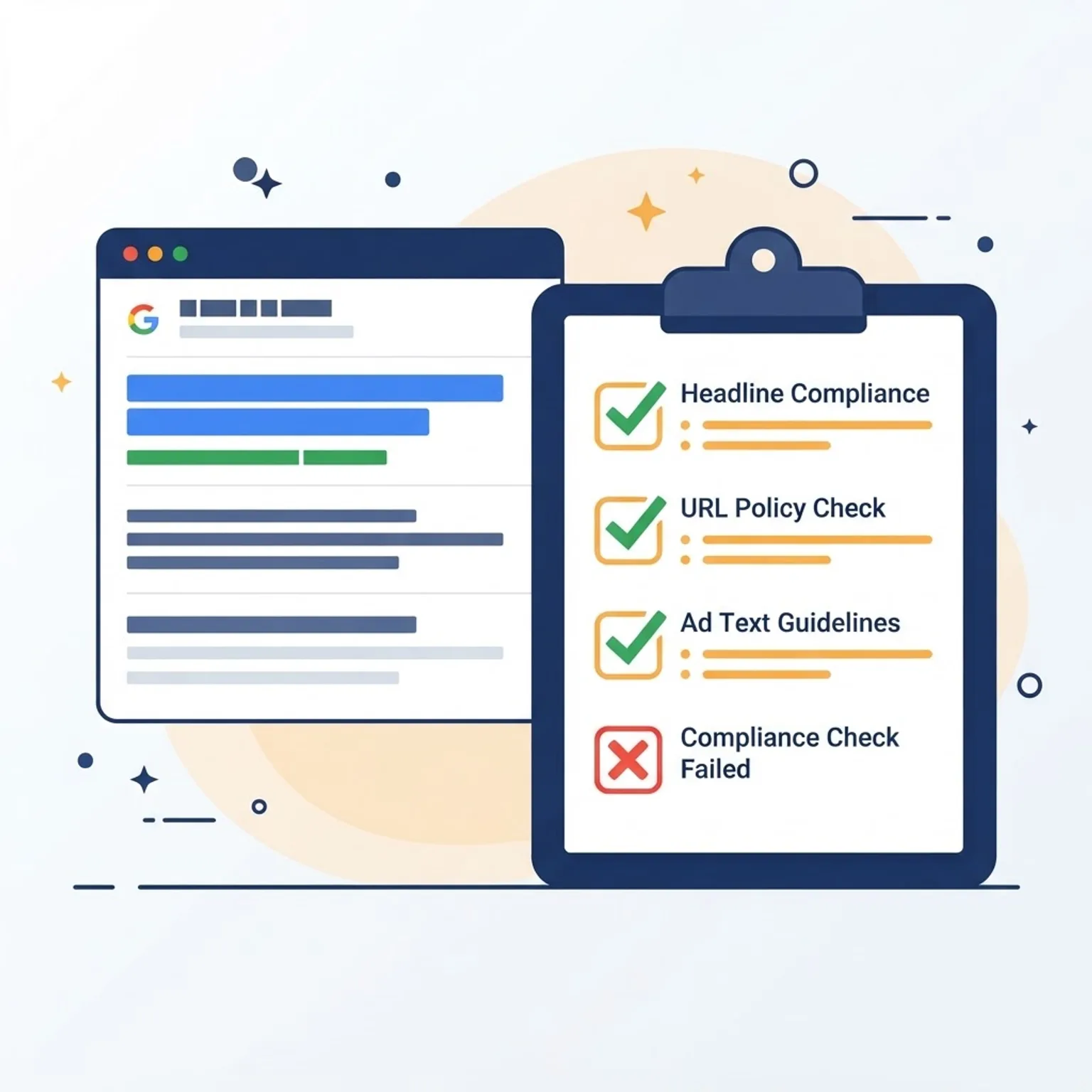 Competitor ad copy compliance checklist