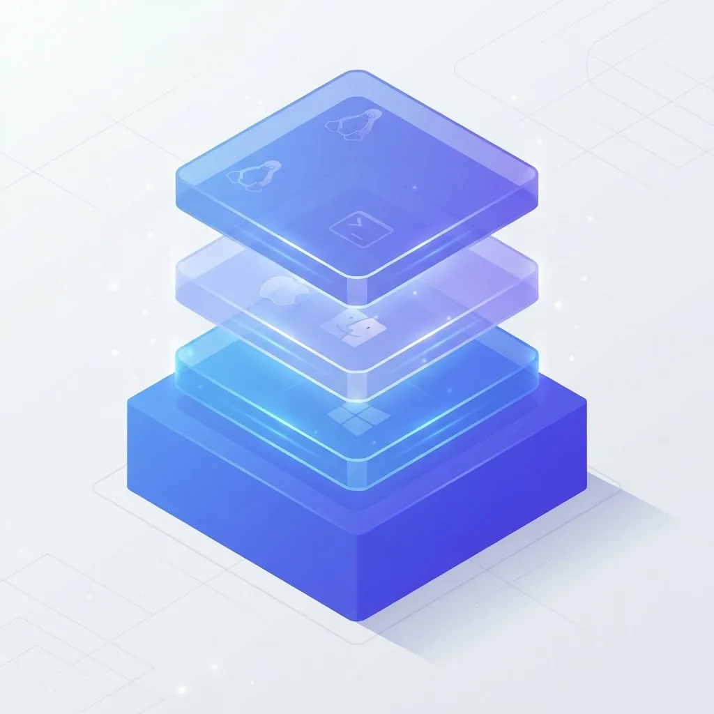 Cross-platform desktop framework stack across Windows, macOS and Linux