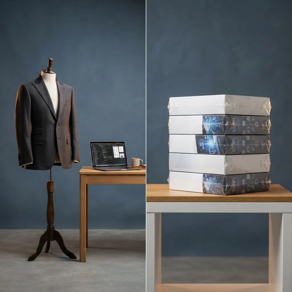 Comparison of customized application software versus off-the-shelf packaged software