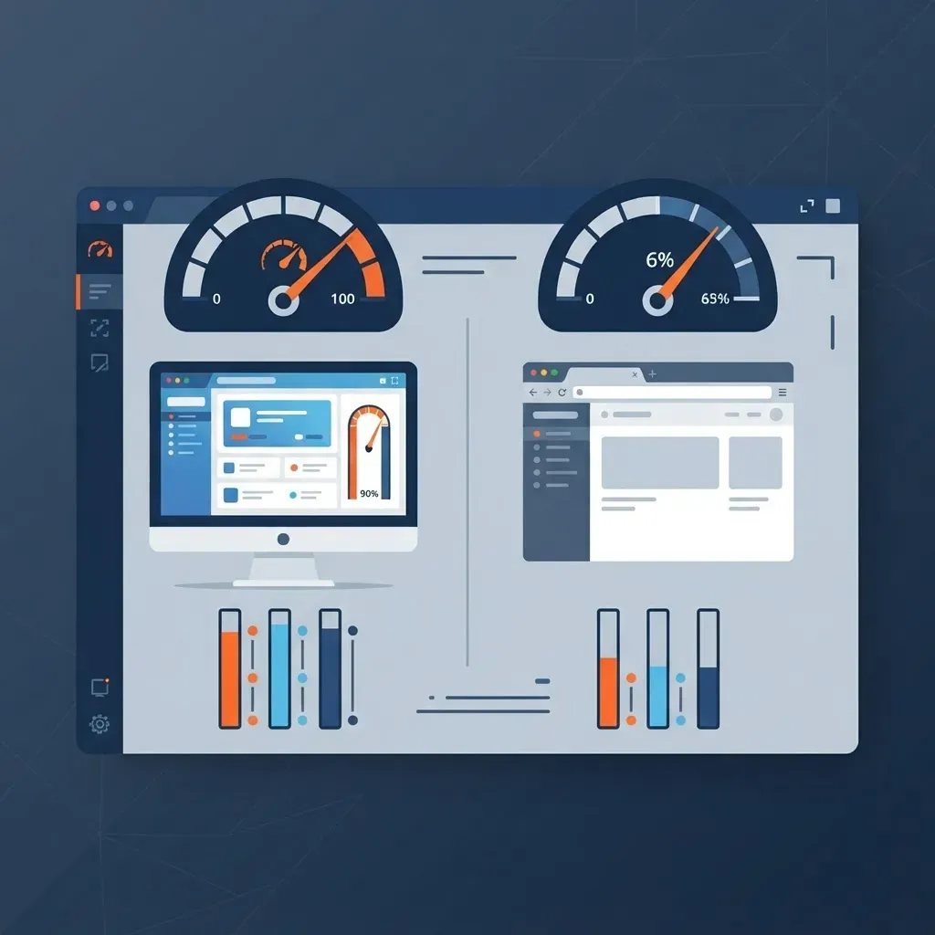 Desktop versus web application performance benchmarks