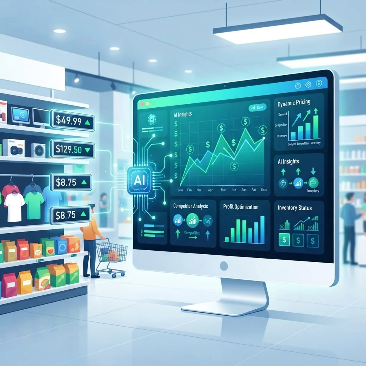 AI-driven retail pricing strategy and analytics dashboard