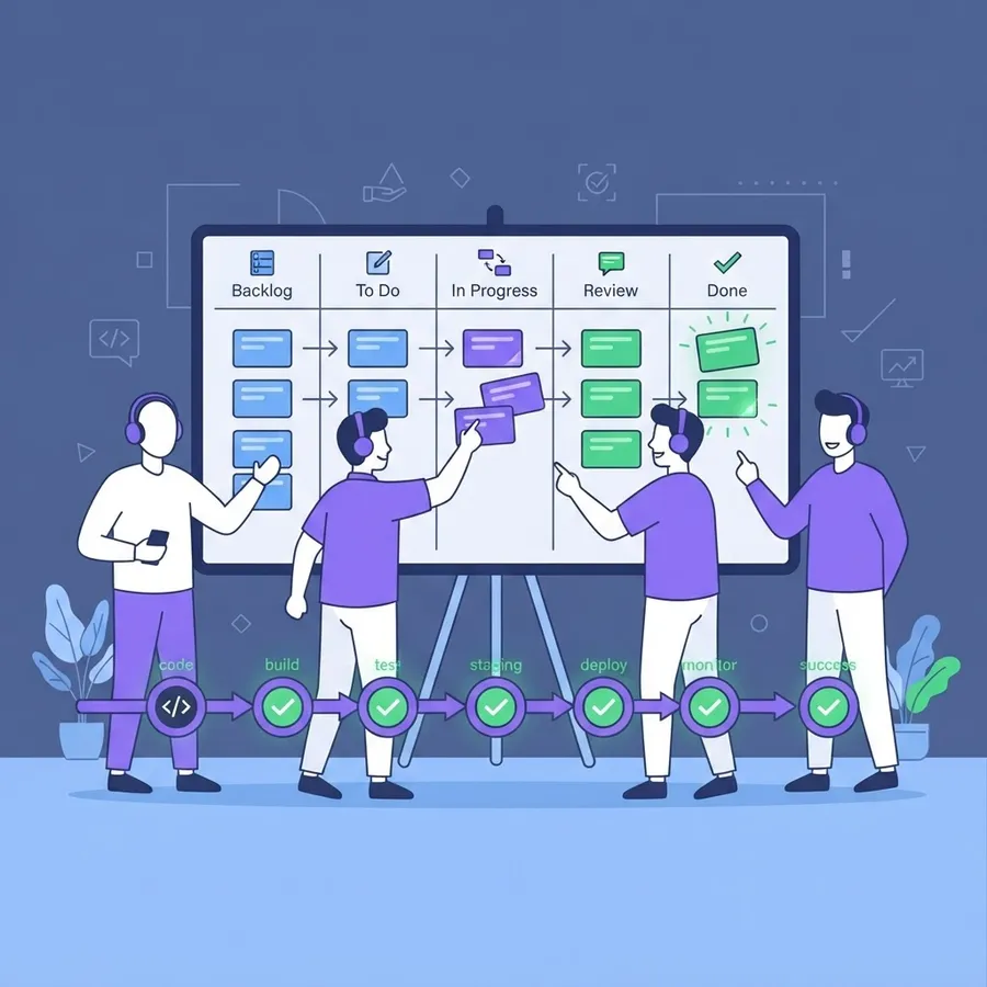 Development team workflow for .NET projects