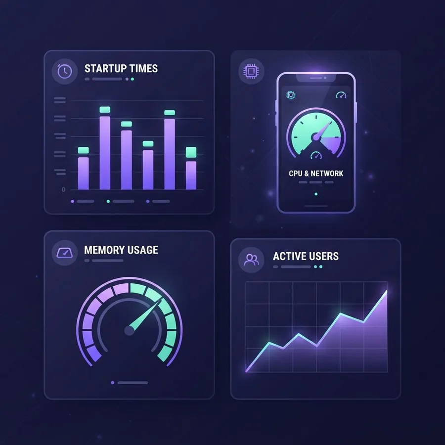 .NET mobile app performance benchmark dashboard
