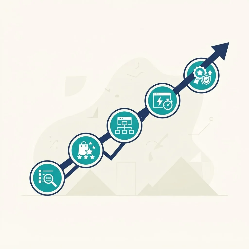 E-commerce store ranking on a search results page
