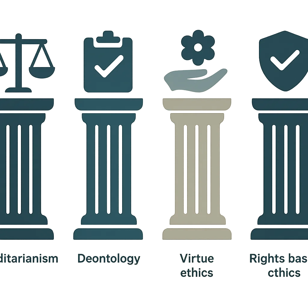 Comparison of major ethical frameworks