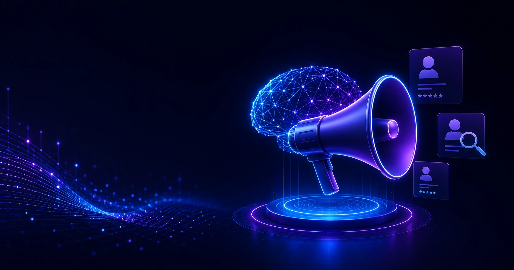 AI-powered HR recruitment platform concept
