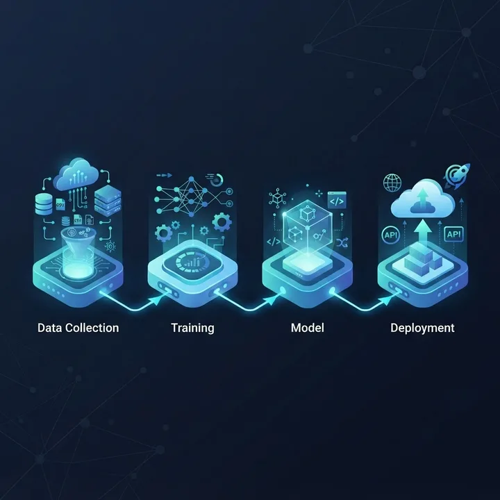 Machine learning workflow pipeline for extended AI