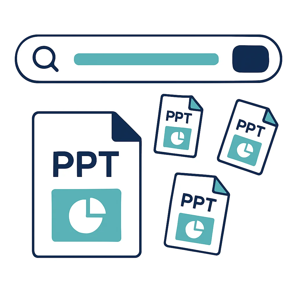 Finding AI presentations using filetype ppt search results
