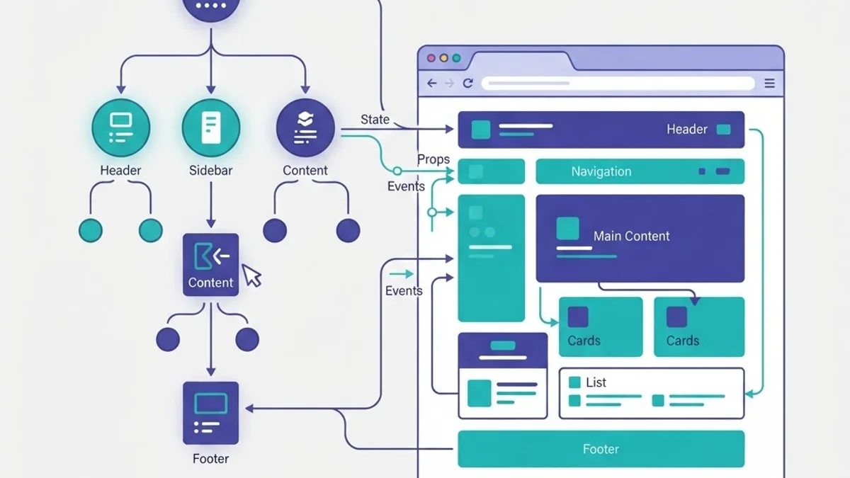 Frontend framework architecture diagram