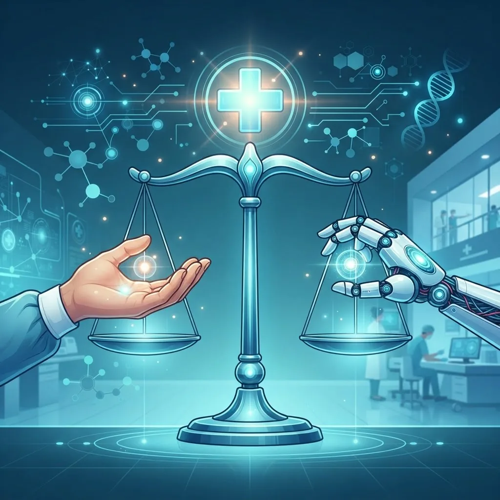Balance of human judgment and AI ethics in healthcare