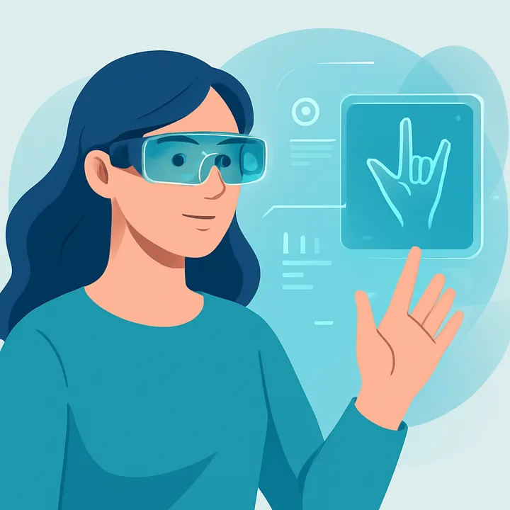 The future of AI and sign language with AR translation glasses