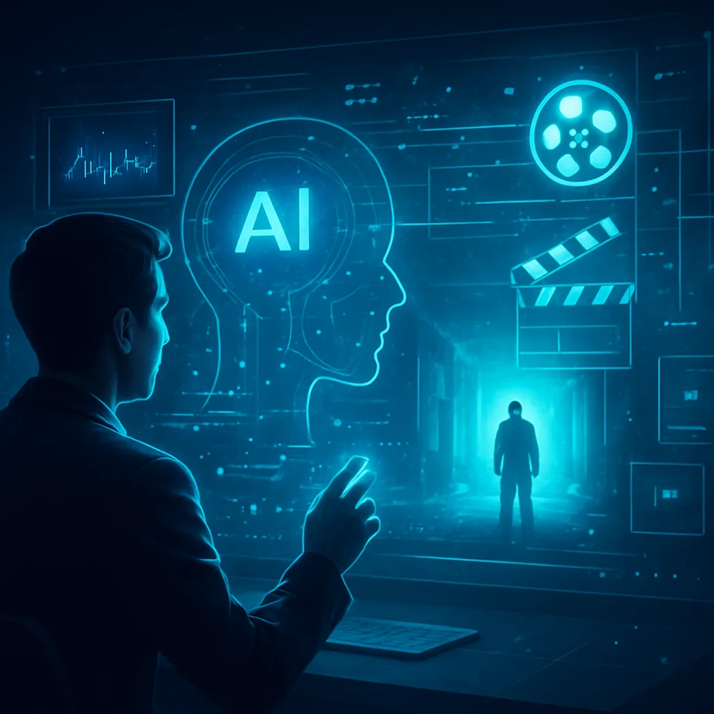 The future of AI in VFX and filmmaking with holographic interfaces