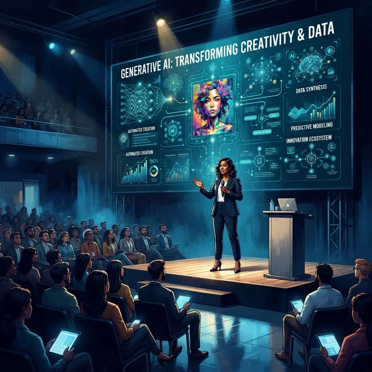 Generative AI keynote presentation