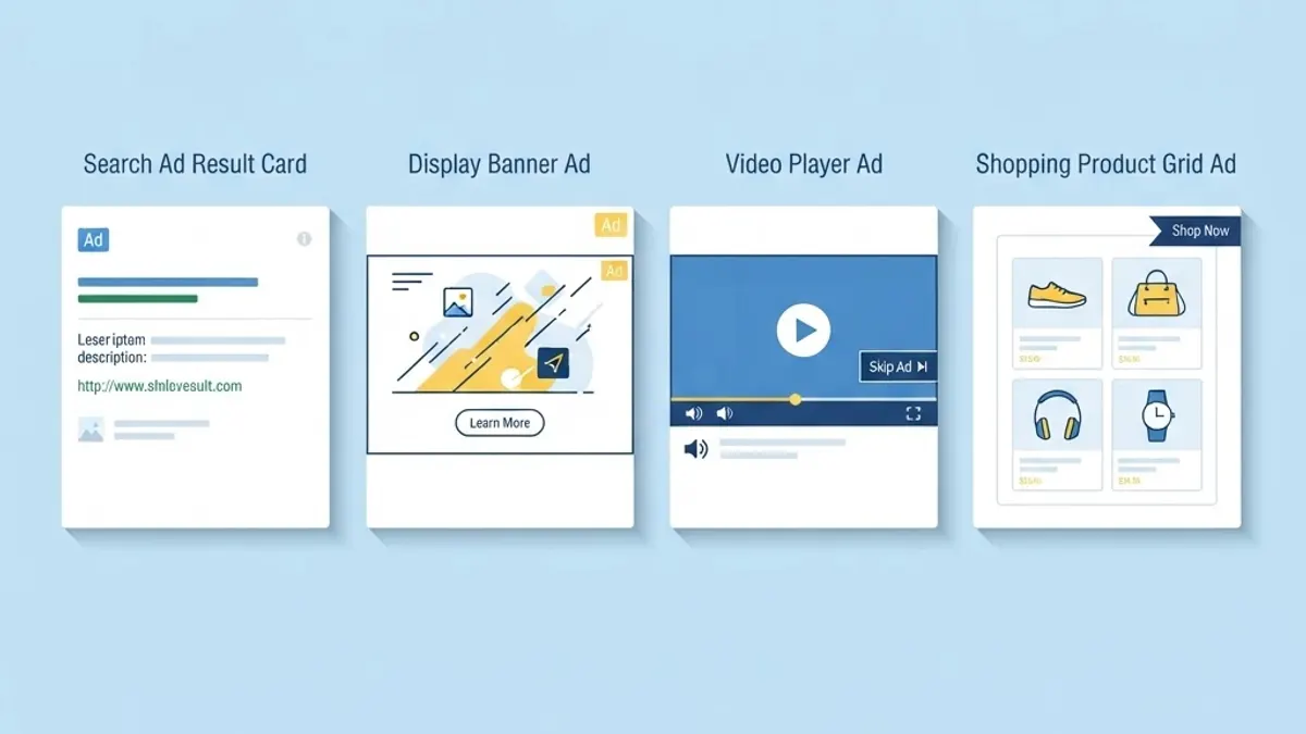 Comparison of Google Ads campaign types