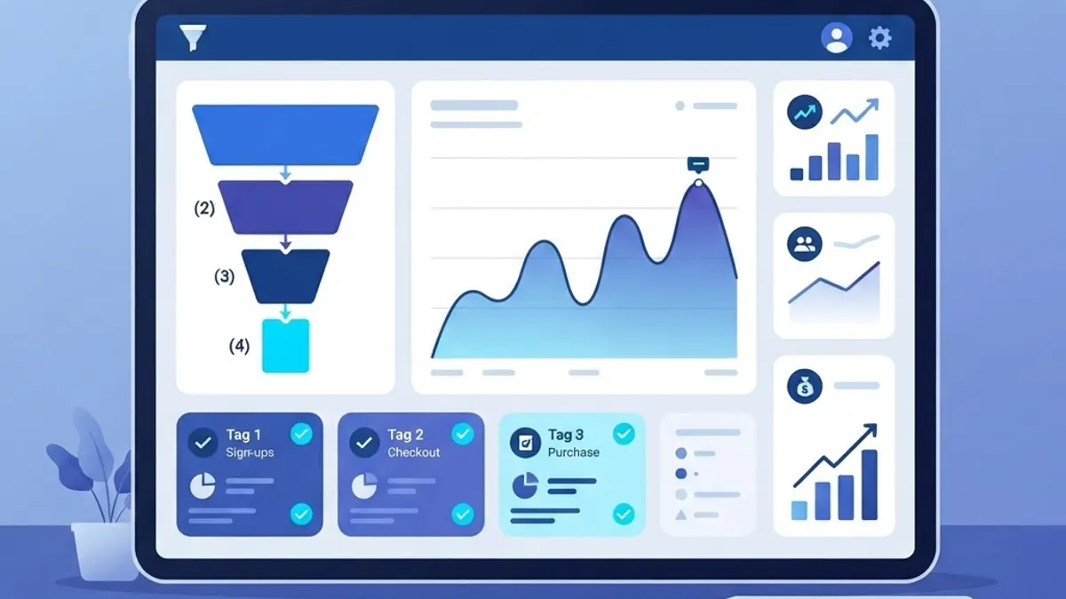 Google Ads conversion tracking dashboard