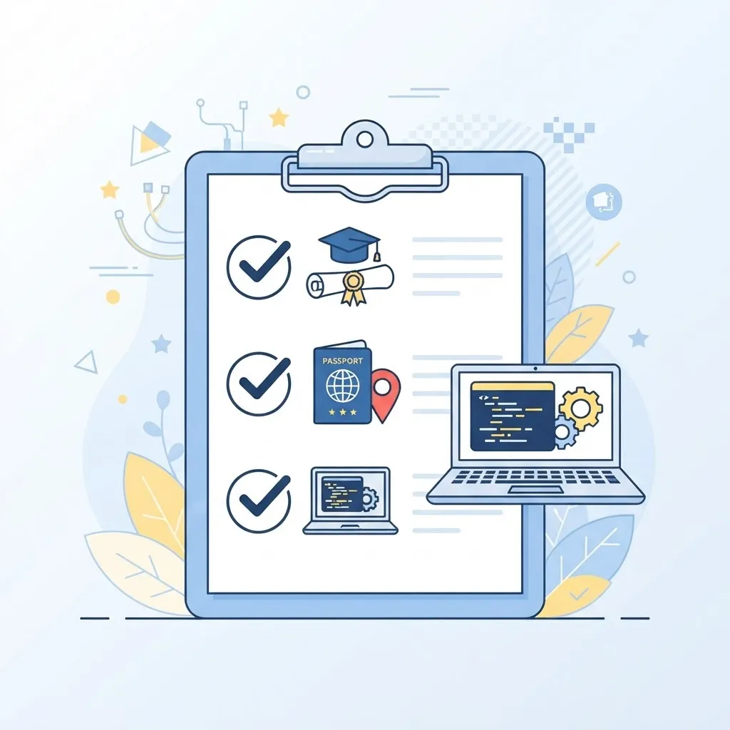Eligibility checklist for the CSSI application