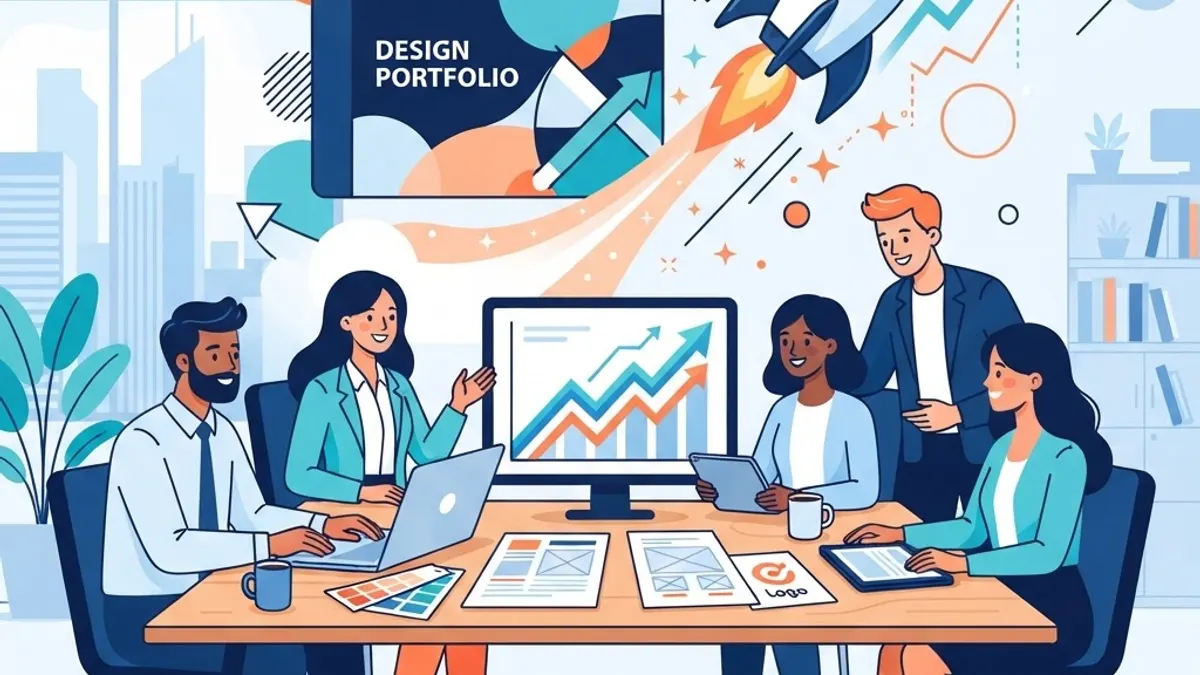 Business growth strategy powered by graphic design