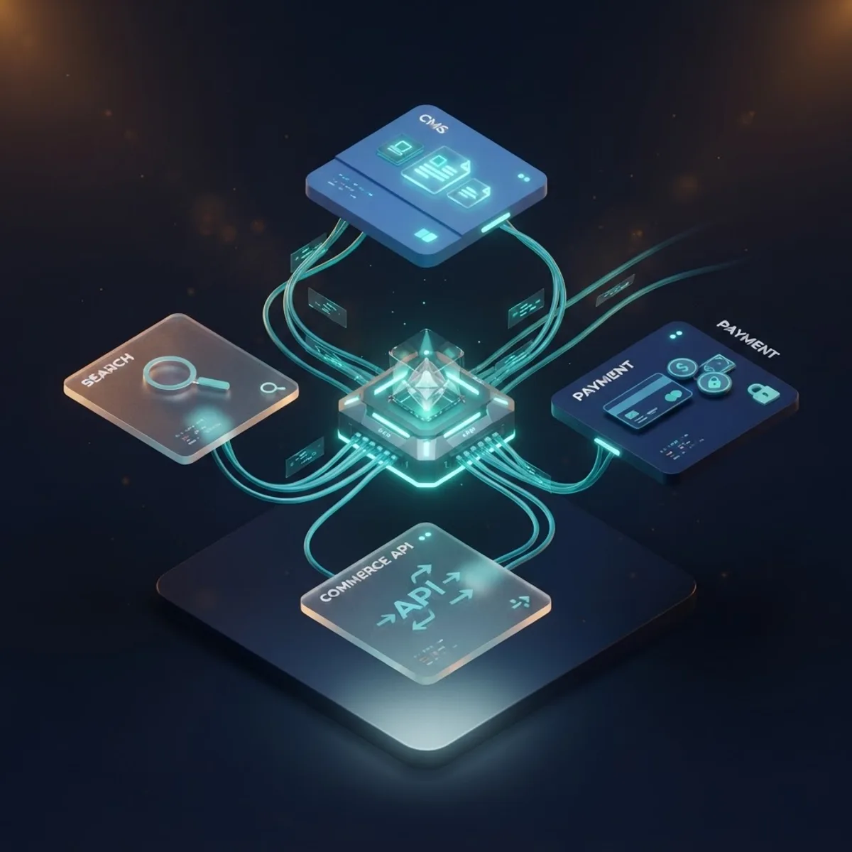 Headless commerce API tech stack