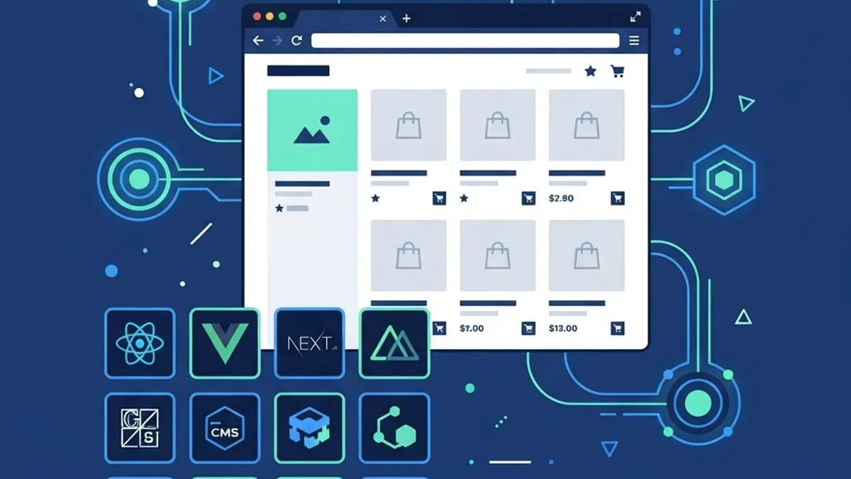 Headless commerce frontend tech stack