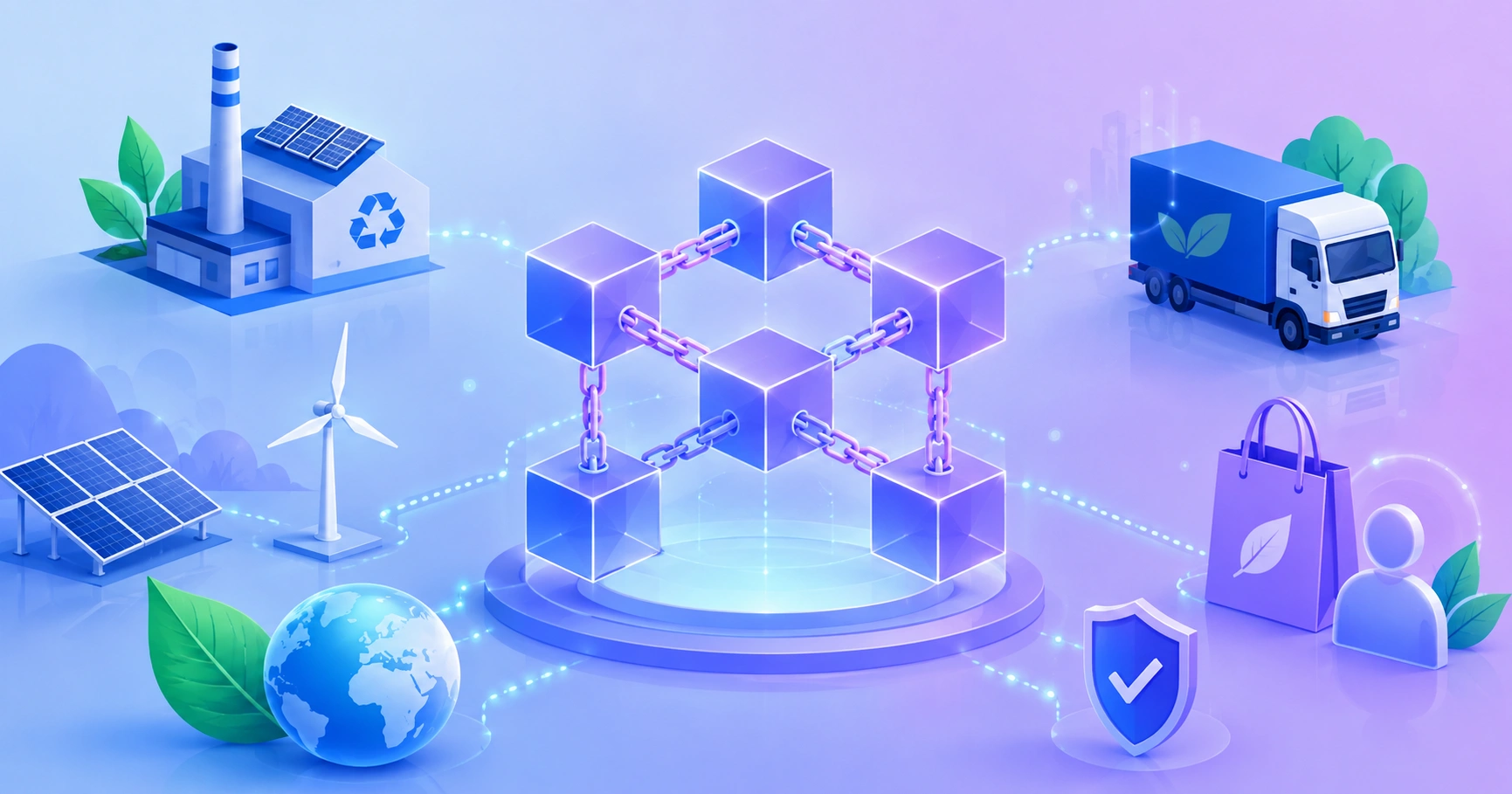 Blockchain supporting sustainable business practices