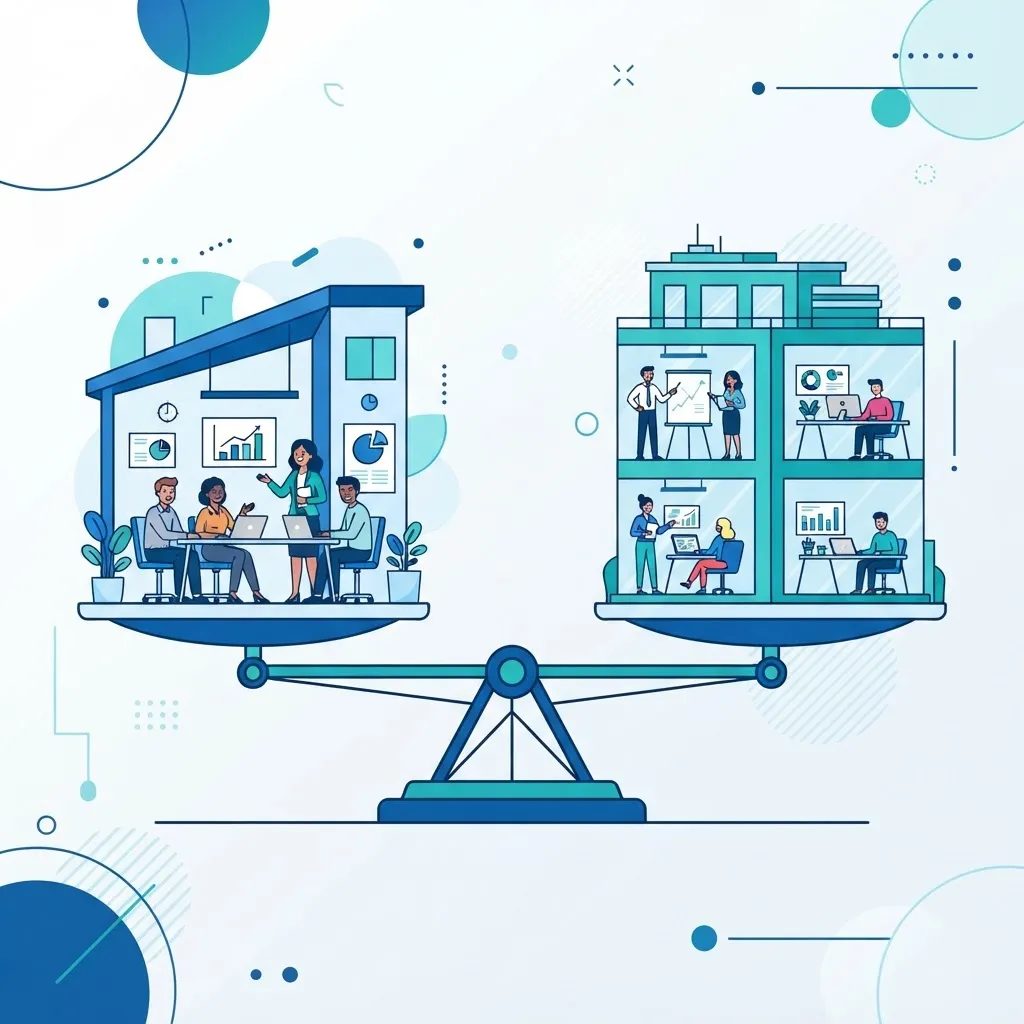 In-house team versus external marketing agency comparison