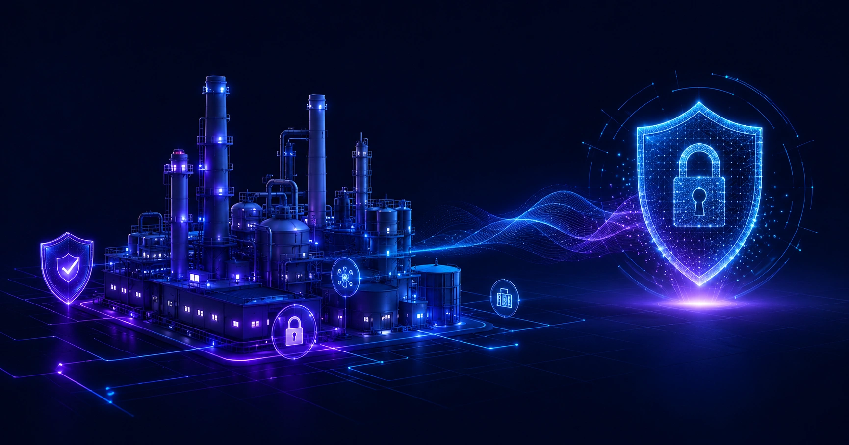 Industrial control systems protected by artificial intelligence