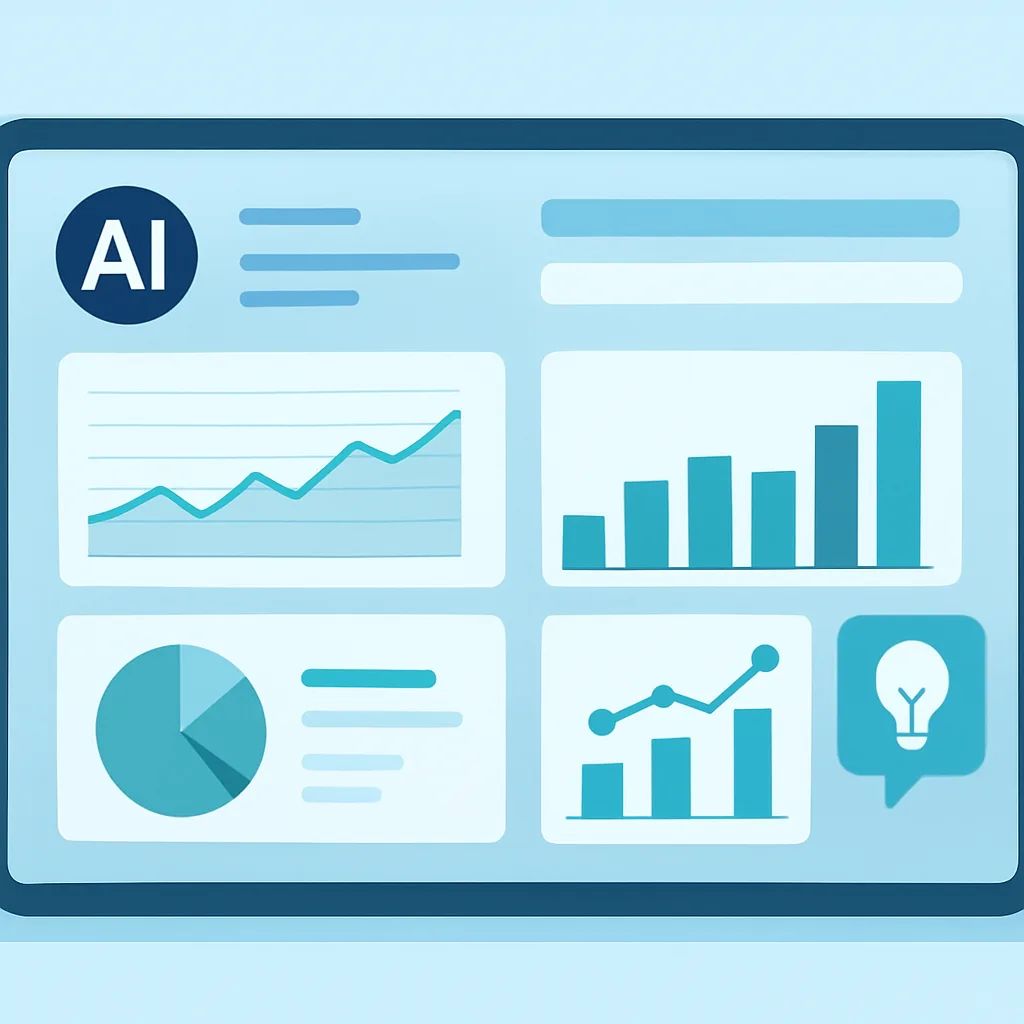 Intelligent financial reporting dashboard powered by AI
