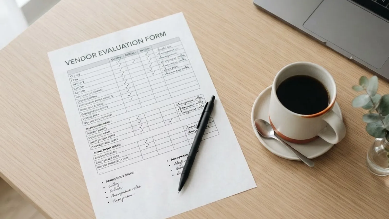 Vendor evaluation checklist for hiring a Java development company