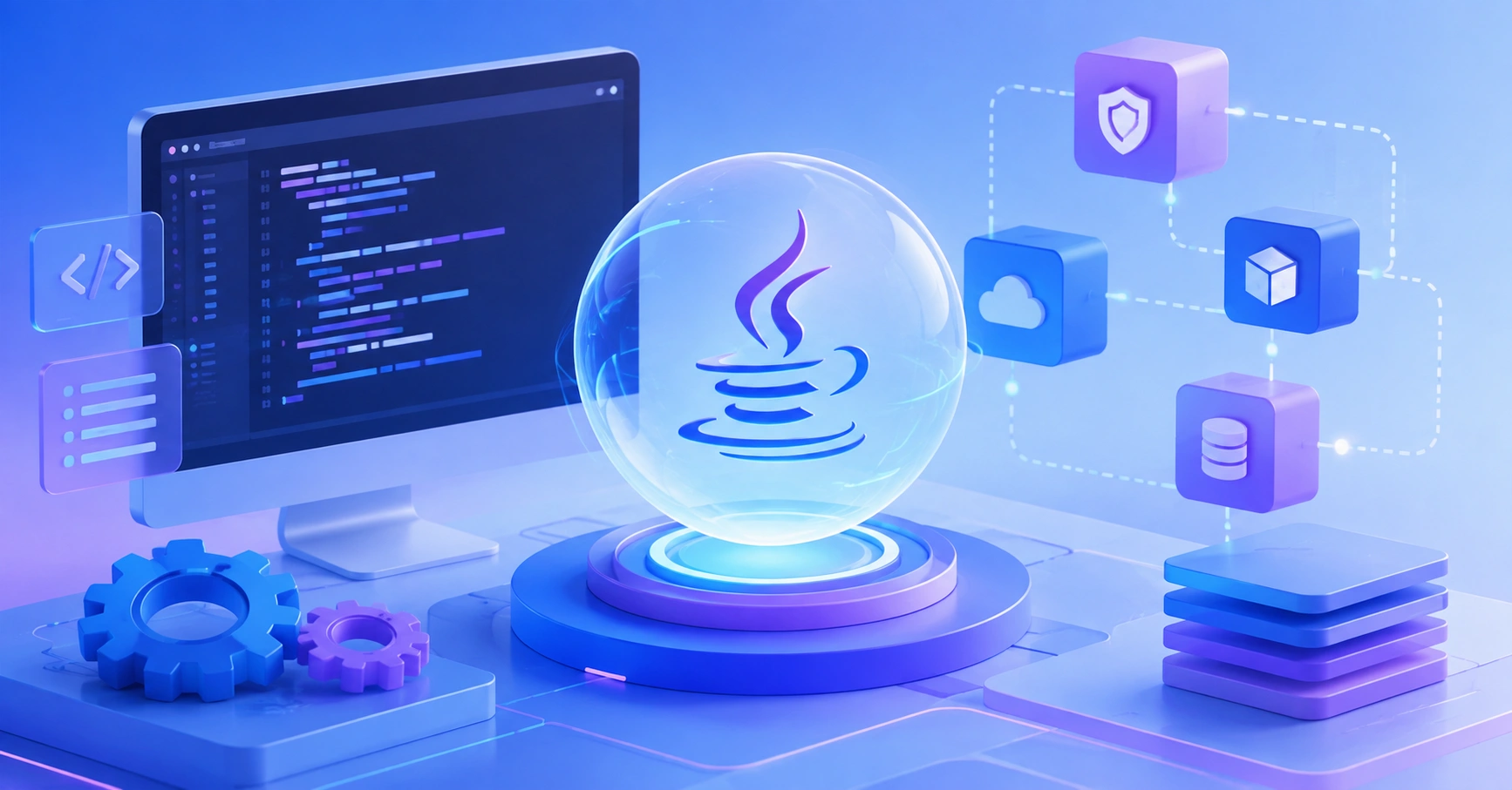 Enterprise Java product development illustration
