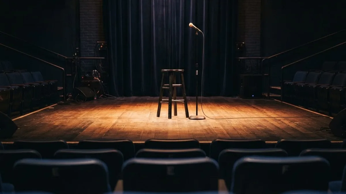 Jeff Dunham Artificial Intelligence tour stage viewed from audience