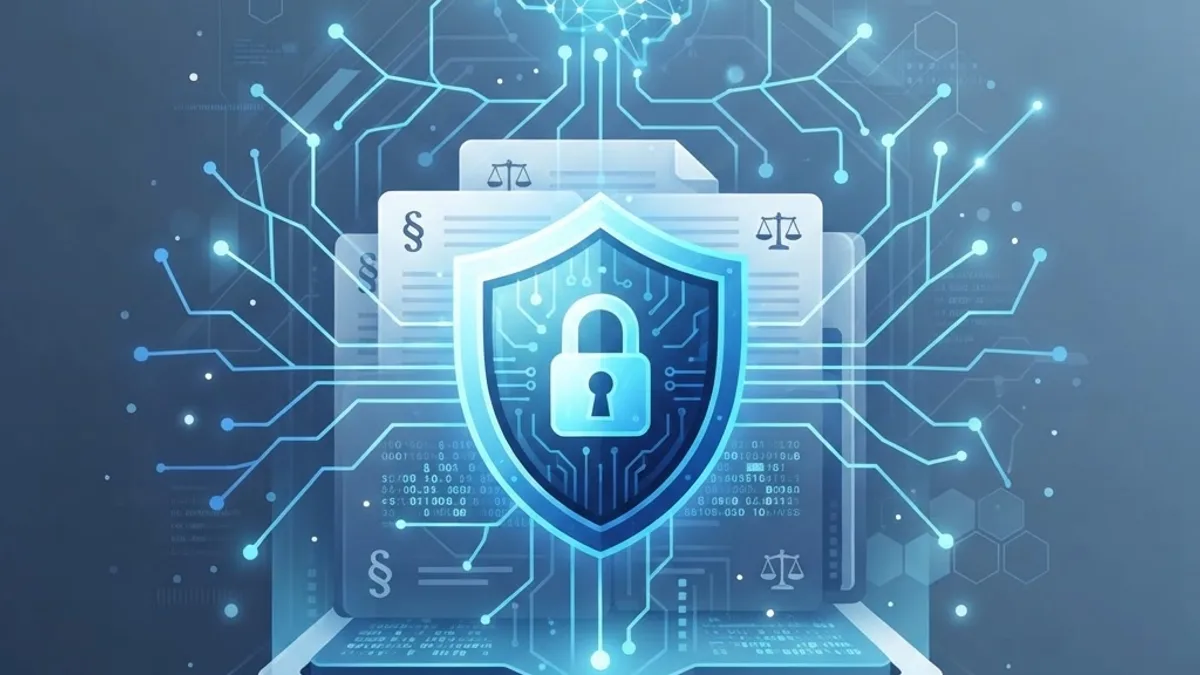 Legal data security shield protecting encrypted files