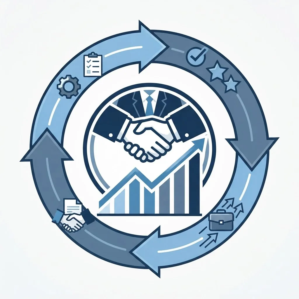 Repeat client cycle and revenue growth for app development work
