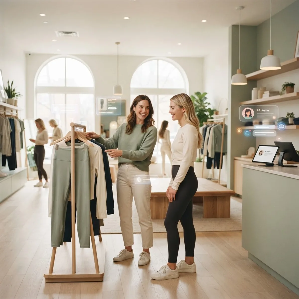 AI customer experience in retail store