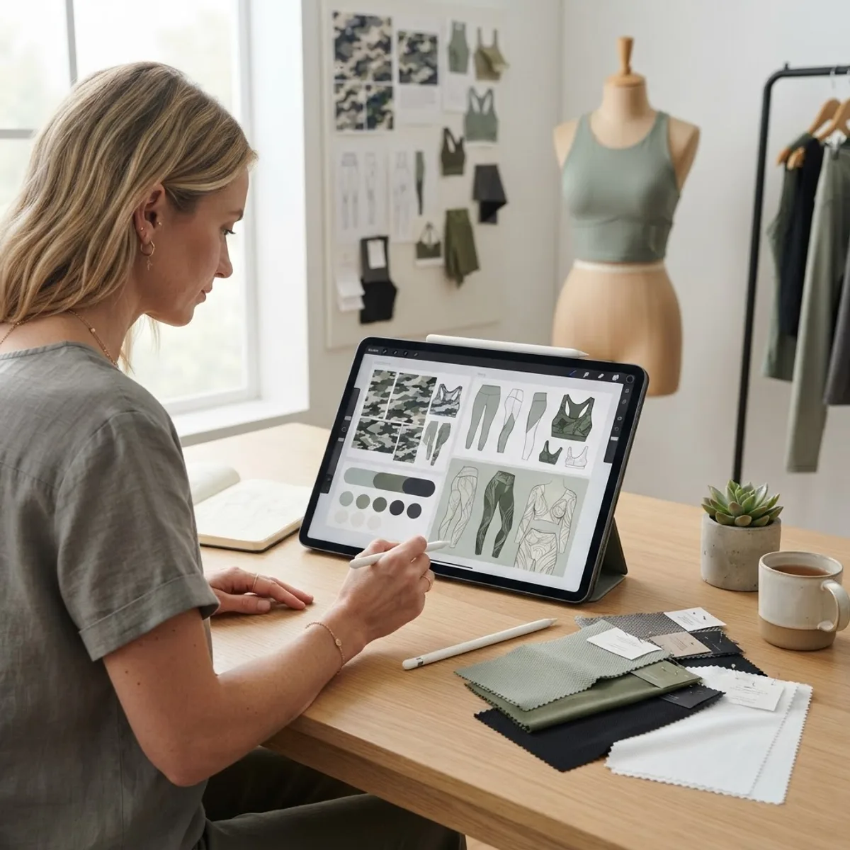 AI-assisted activewear product design