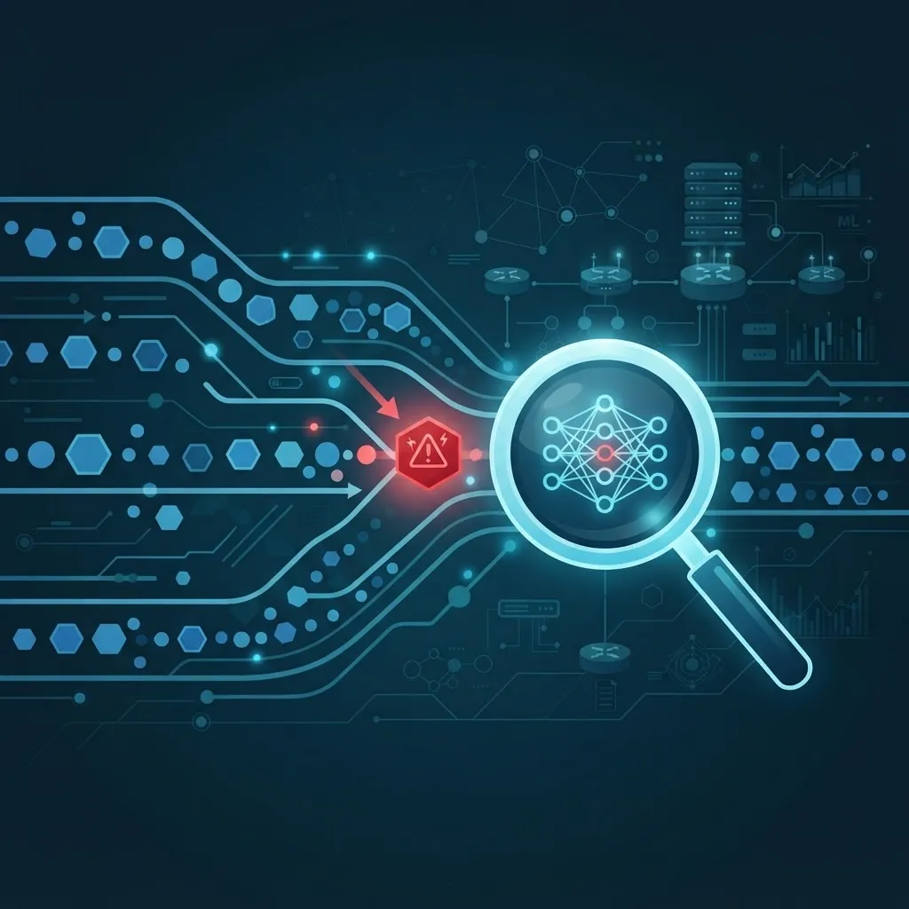Machine learning anomaly detection identifying malicious network traffic