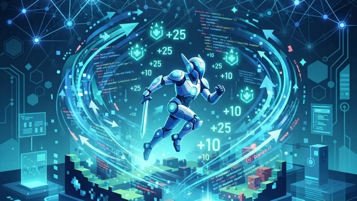 Machine learning training a game agent with reward signals