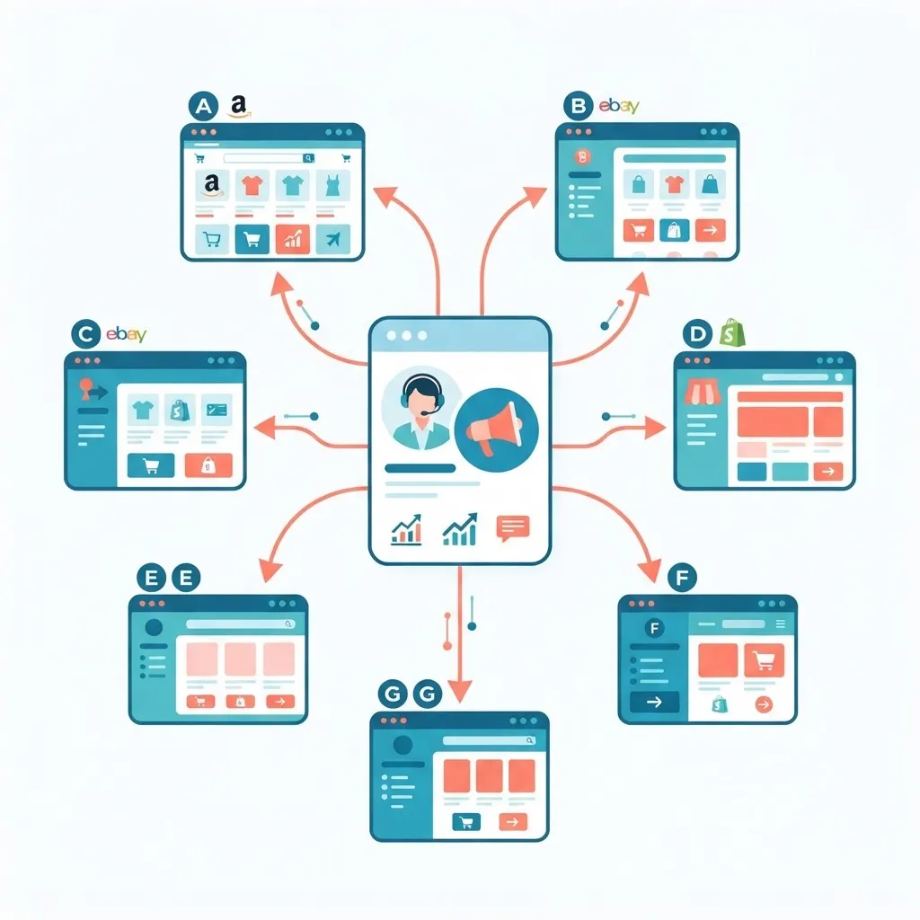Marketplace category mapping for digital marketing consultant