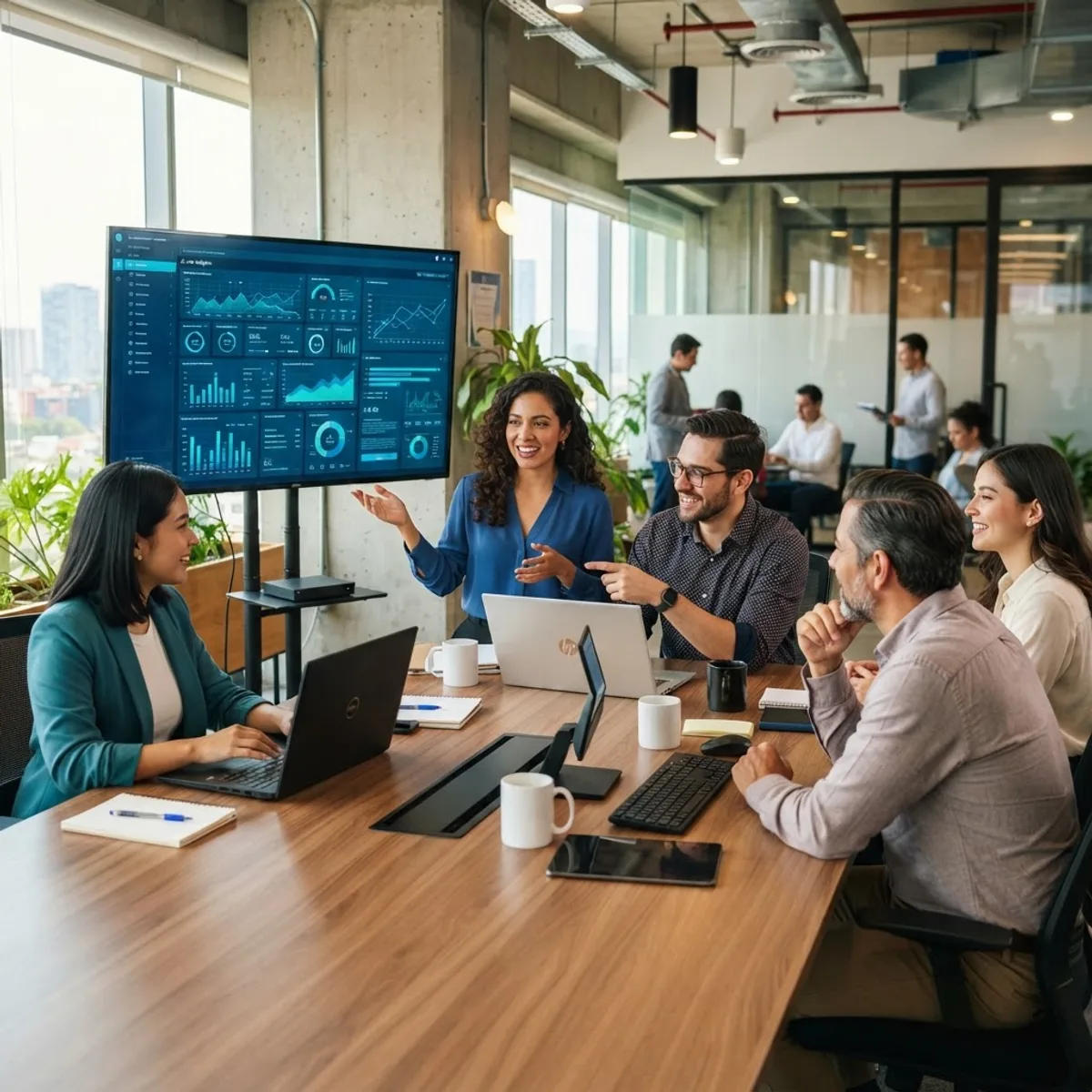 Mexican office teams adopting AI