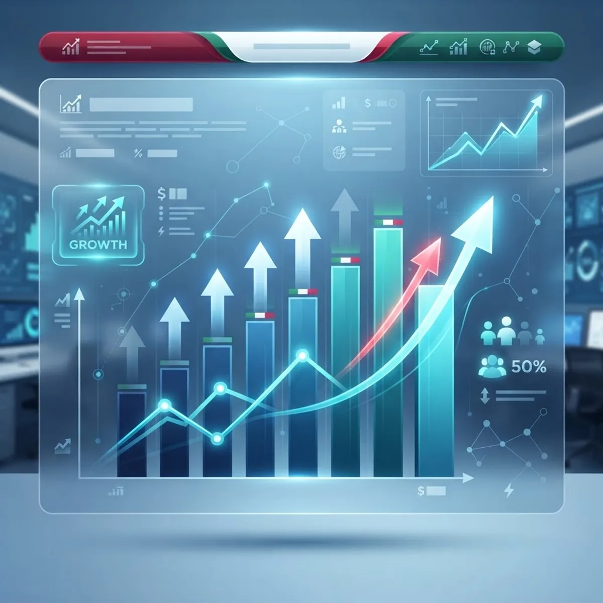 Mexico AI market growth chart