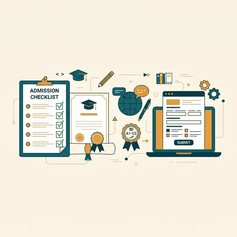 MSc AI admission requirements checklist