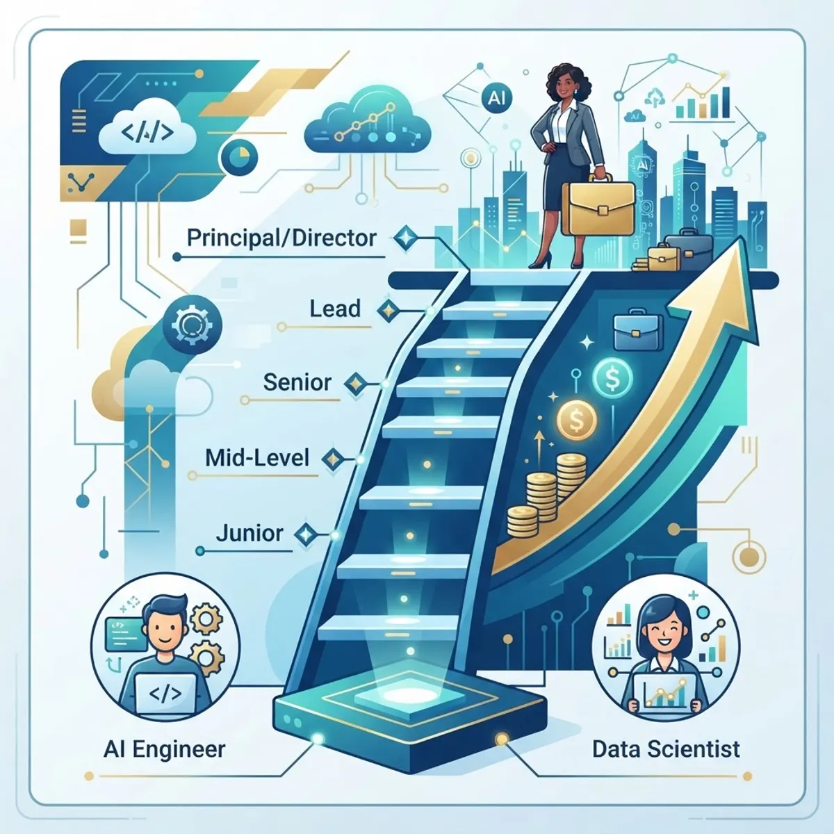 MSc AI career outcomes and salary growth
