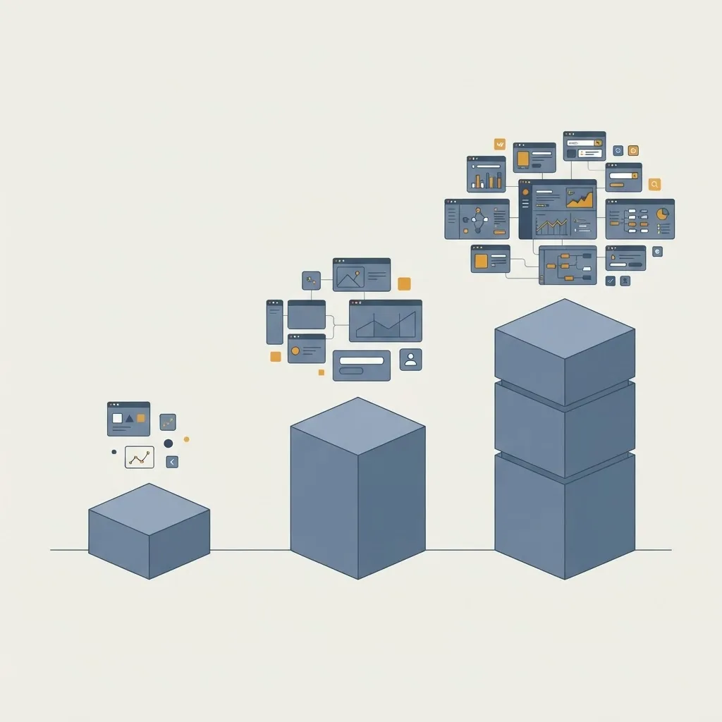 MVP versus enterprise web application pricing tiers