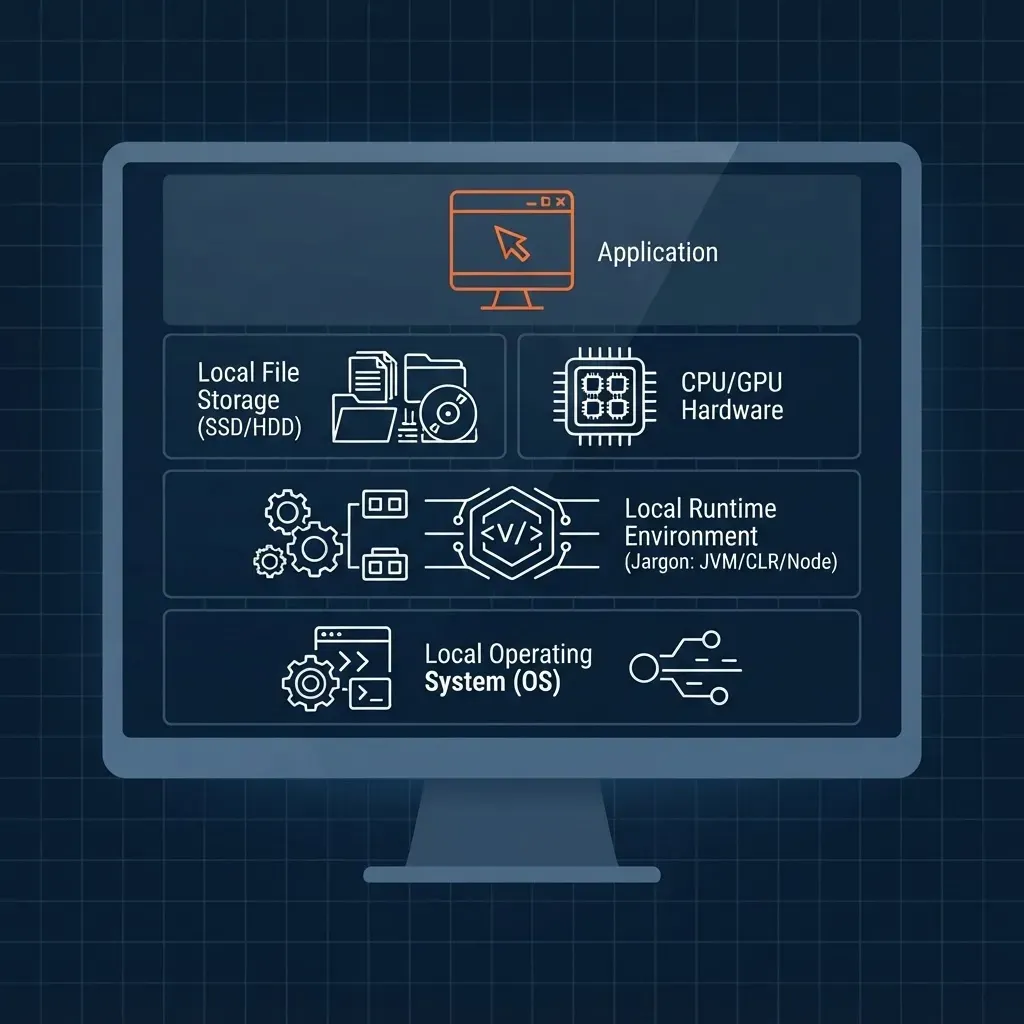 Native desktop application architecture