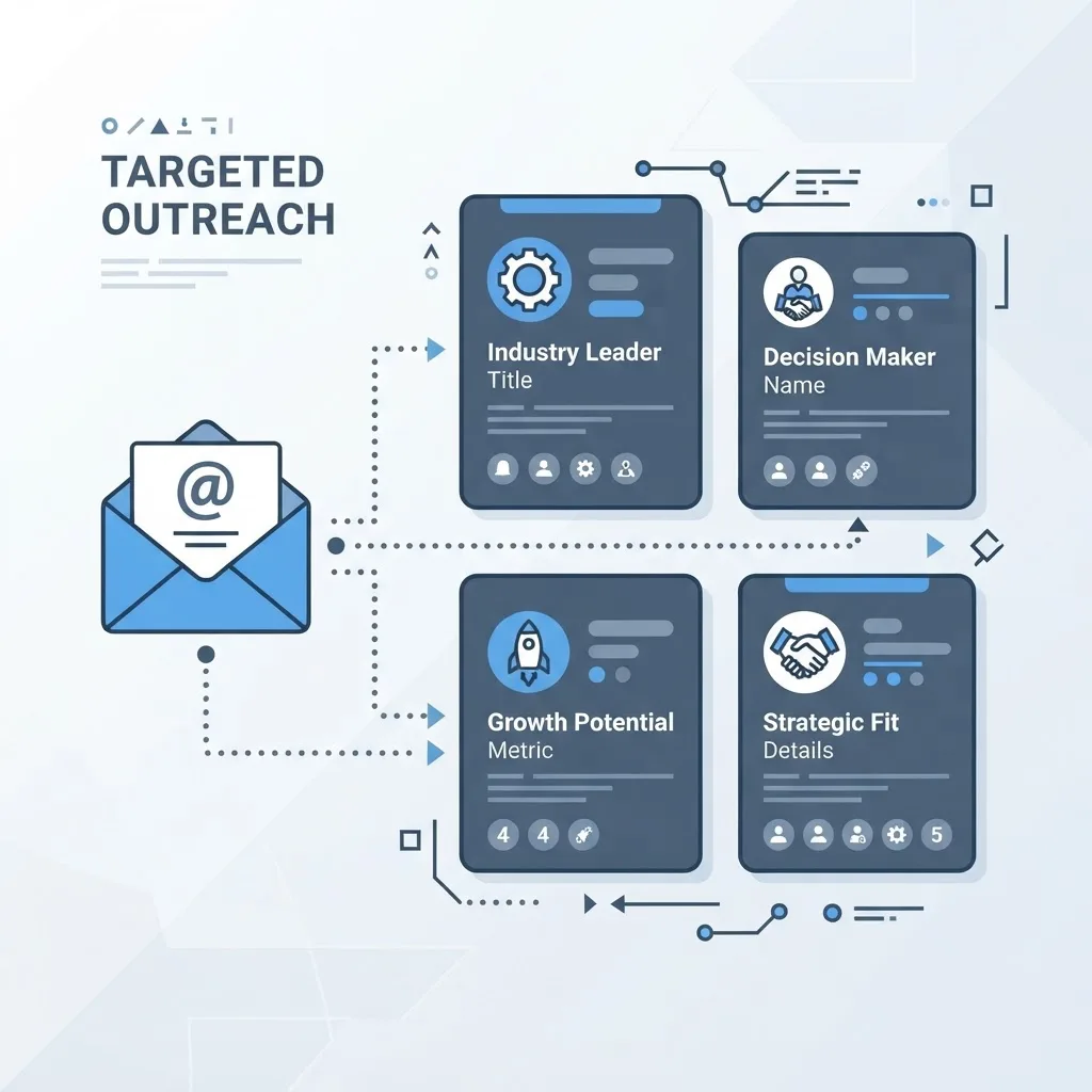 Targeted outreach to a niche cluster of business prospects