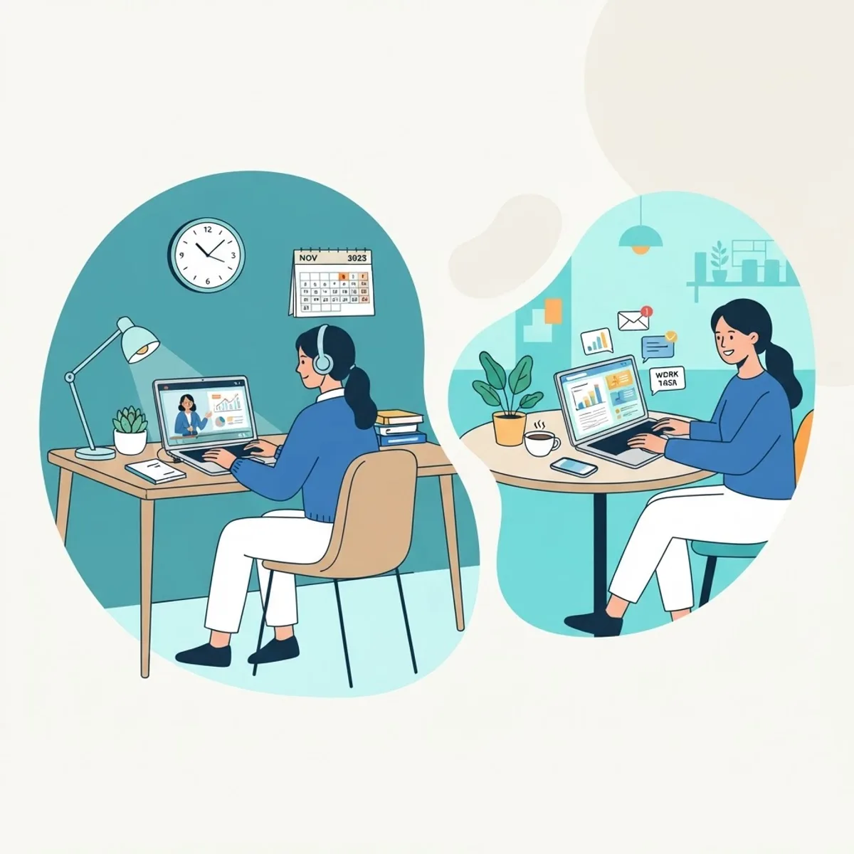 Flexible online AI learning around work and life