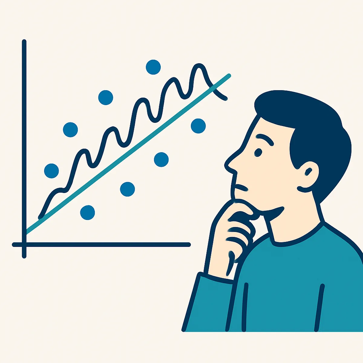 Illustration of overfitting in human reasoning