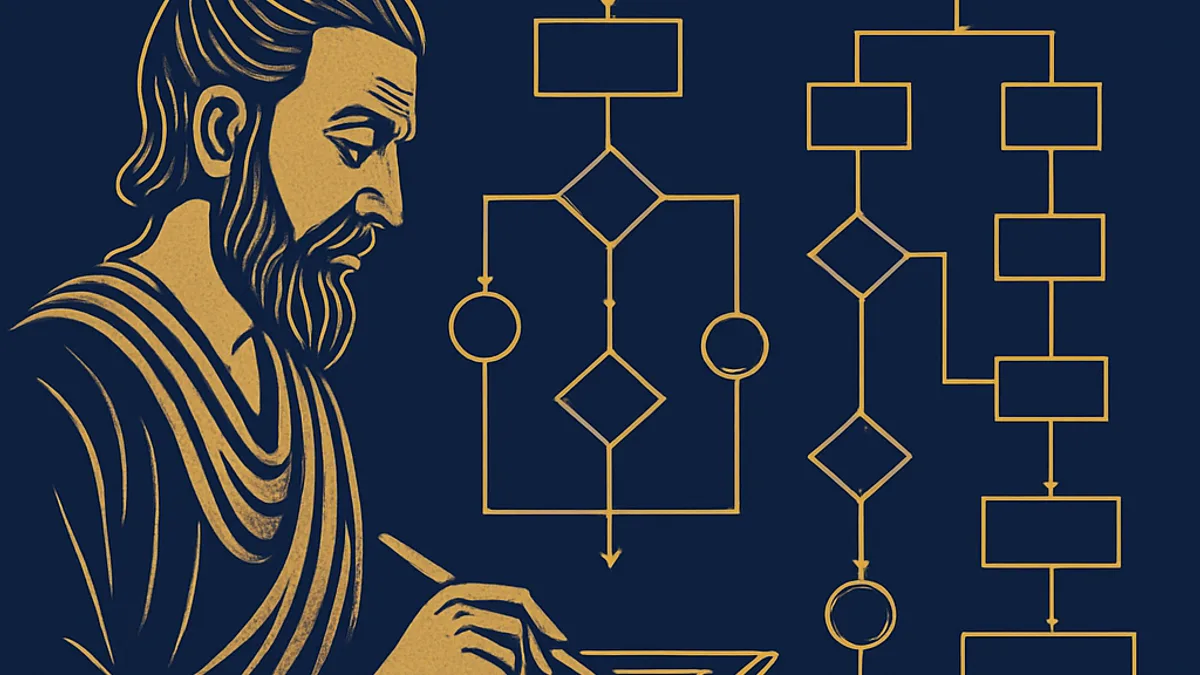 Panini Sanskrit grammar visualized as an algorithmic rule tree